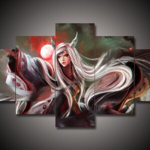 Naruto 4 - Anime 5 Panel Canvas Art Wall Decor