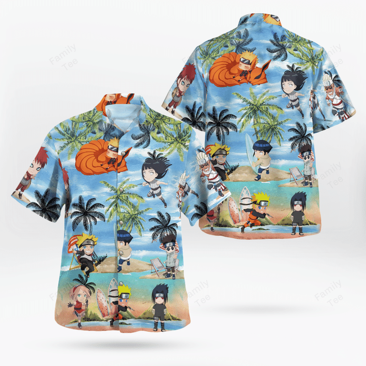 Naruto Anime Hawaiian Shirt Naruto Anime Hawaiian Shirt