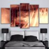 Naruto Uchiha Itachi 01 - Anime 5 Panel Canvas Art Wall Decor