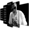 Nas Rapper - Famous Person 5 Panel Canvas Art Wall Decor