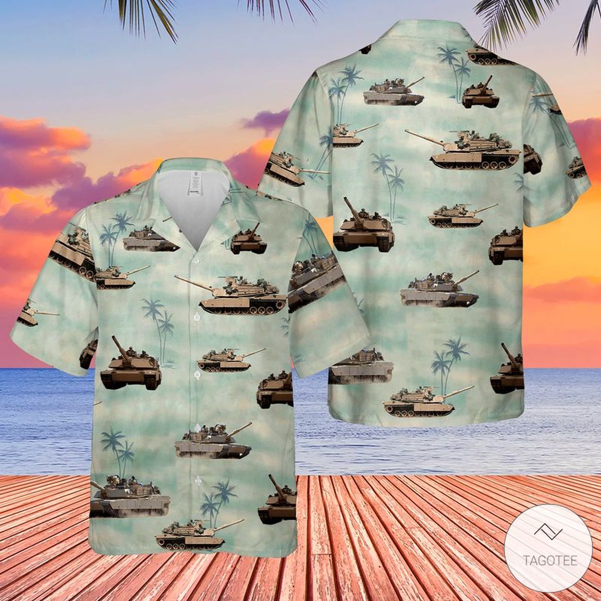 National Guard Tank Hawaiian Shirt National Guard Tank Hawaiian Shirt