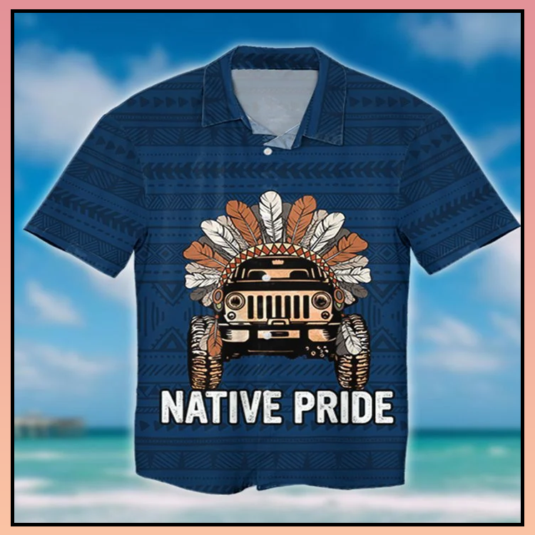 Native Jeep Hawaiian Shirt Native Jeep Hawaiian Shirt
