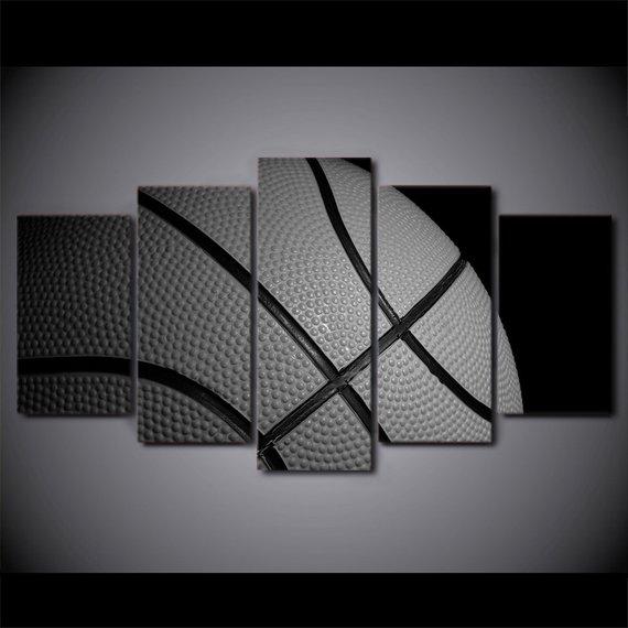 Nba Basketball 1 - Sport 5 Panel Canvas Art Wall Decor Nba Basketball 1 - Sport 5 Panel Canvas Art Wall Decor