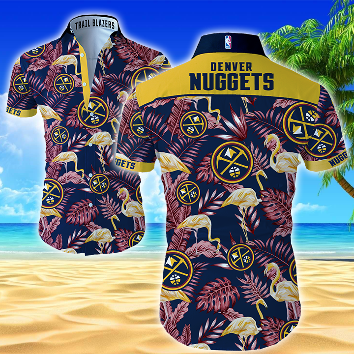 Nba Denver Nuggets Hawaiian Hawaiian Shirt Summer Button Up Nba Denver Nuggets Hawaiian Hawaiian Shirt Summer Button Up