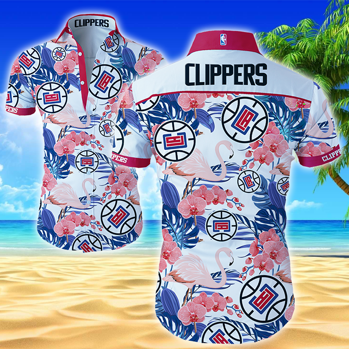 Nba Los Angeles Clippers Hawaiian Hawaiian Shirt Summer Button Up Nba Los Angeles Clippers Hawaiian Hawaiian Shirt Summer Button Up