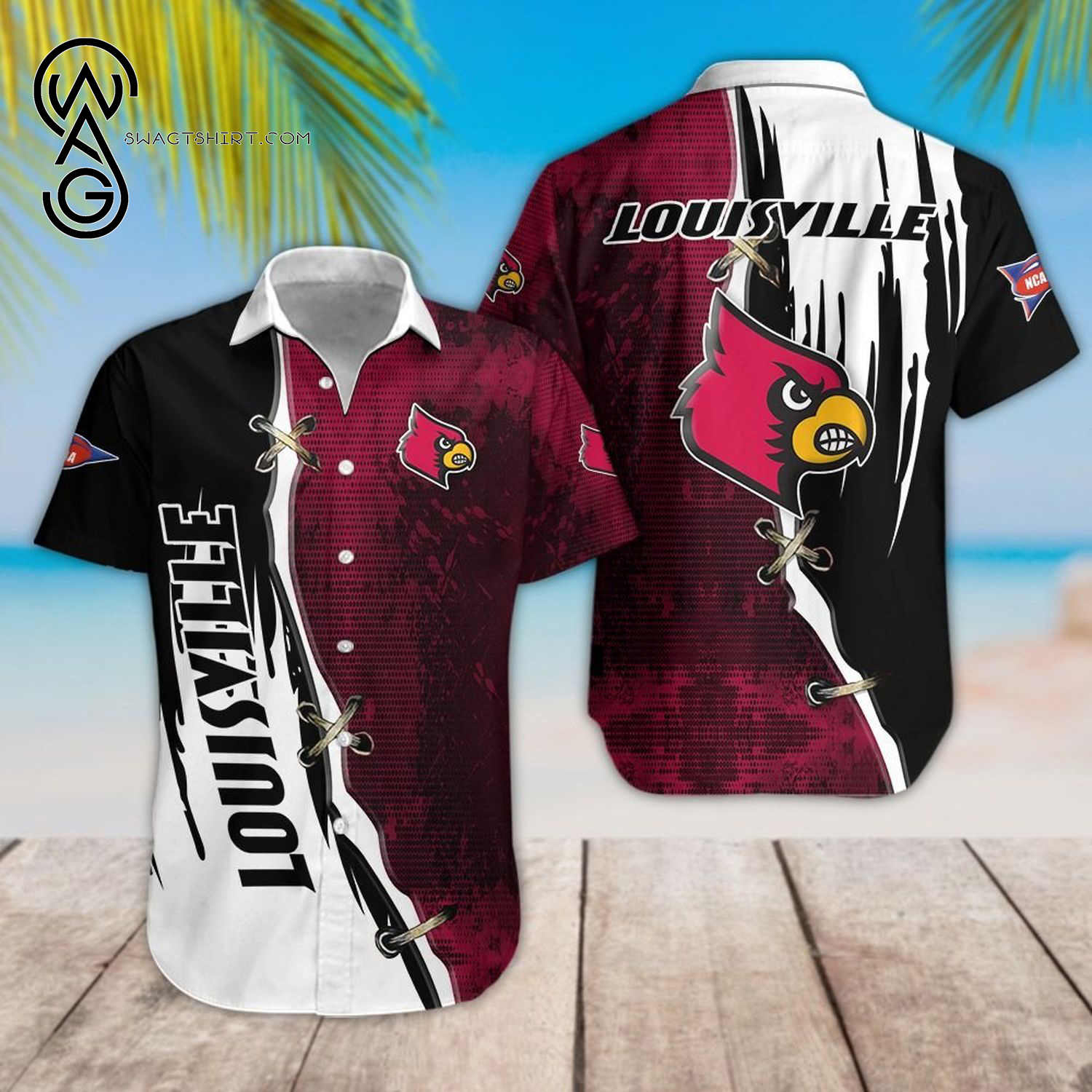 Ncaa Louisville Cardinals Sport Team Hawaiian Shirt- Maria Ncaa Louisville Cardinals Sport Team Hawaiian Shirt- Maria