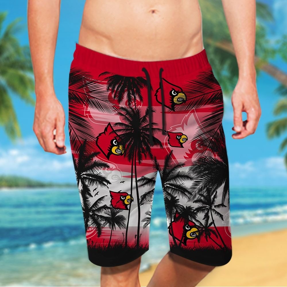 Ncaa Louisville Cardinals Tropical Hawaiian Shirt Ncaa Louisville Cardinals Tropical Hawaiian Shirt