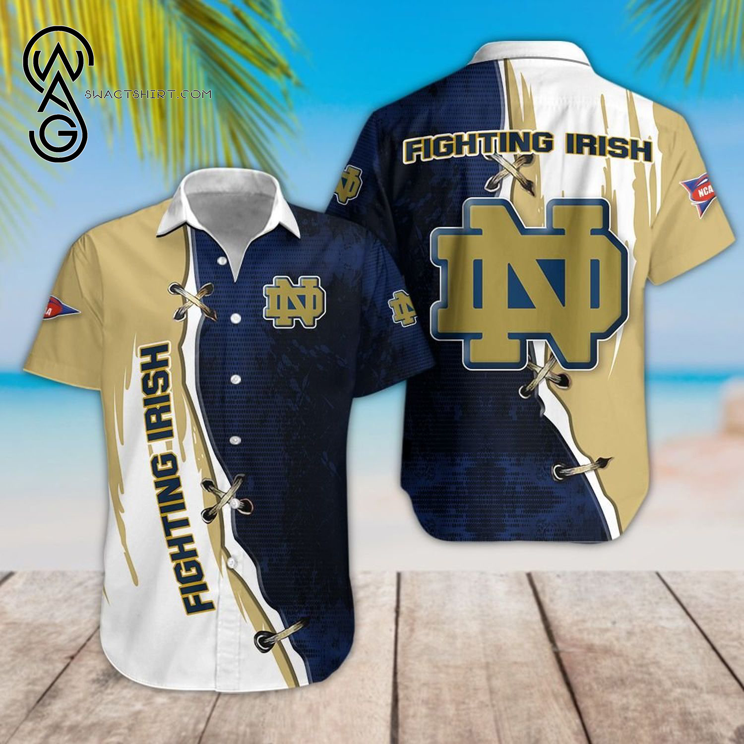 Ncaa Notre Dame Fighting Irish Sport Team Hawaiian Shirt Ncaa Notre Dame Fighting Irish Sport Team Hawaiian Shirt