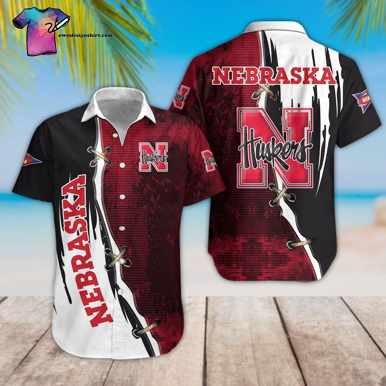 Nebraska Cornhuskers Football Team Hawaiian Shirt Nebraska Cornhuskers Football Team Hawaiian Shirt