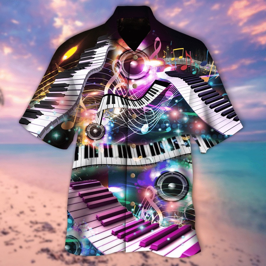 Neon Piano Soul Hawaiian Shirt Neon Piano Soul Hawaiian Shirt