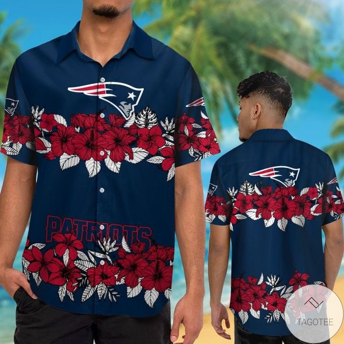 New England Patriots Hawaiian Shirt New England Patriots Hawaiian Shirt