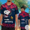 New England Patriots & Snoopy Hawaiian Shirt