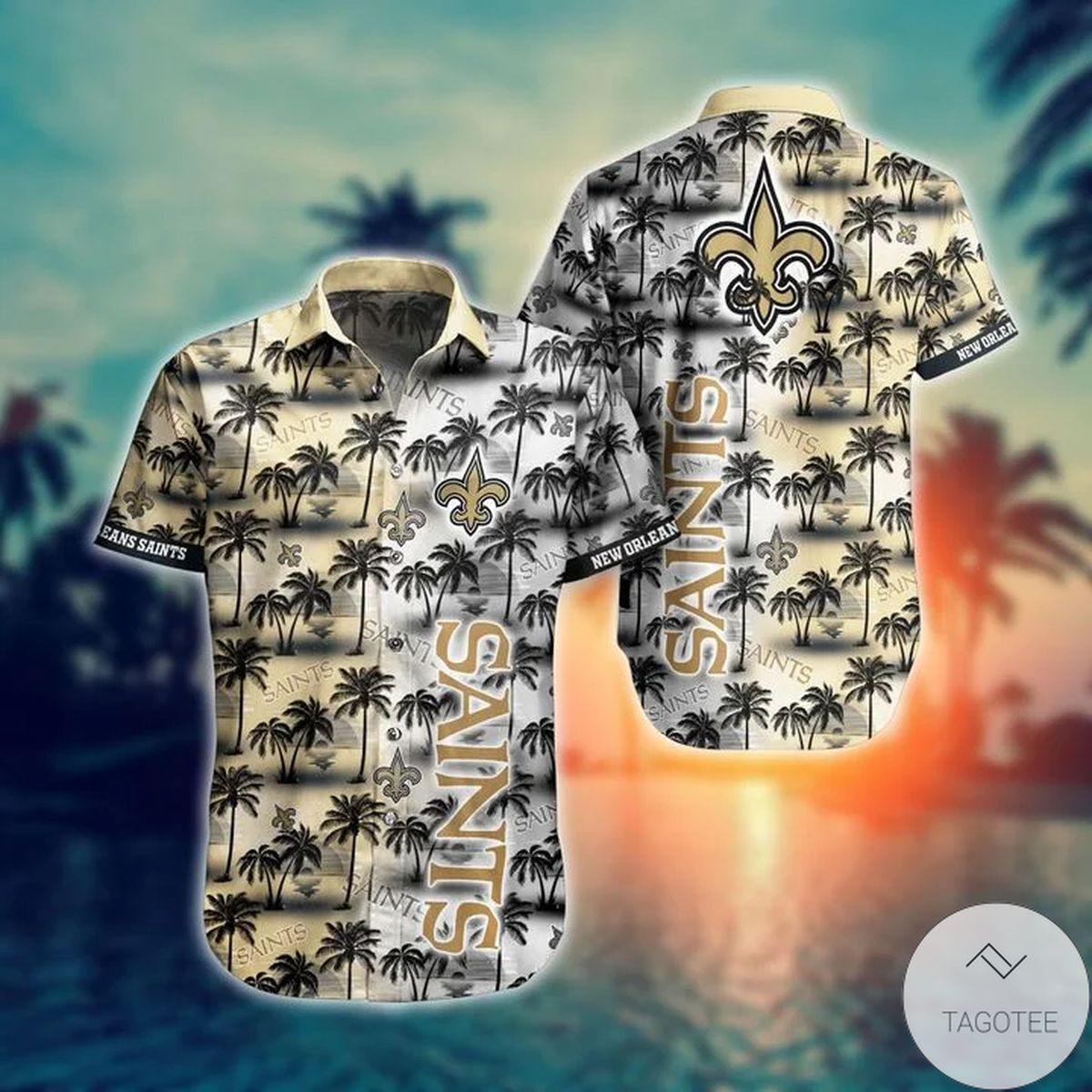 New Orleans Saints Nfl Hawaiian Shirt New Orleans Saints Nfl Hawaiian Shirt
