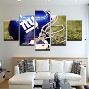 New York Giants 5 - Sport 5 Panel Canvas Art Wall Decor