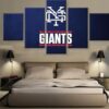 New York Giants Football - Sport 5 Panel Canvas Art Wall Decor