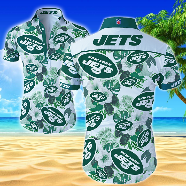 New York Jets Hawaiian Shirt Summer Button Up New York Jets Hawaiian Shirt Summer Button Up