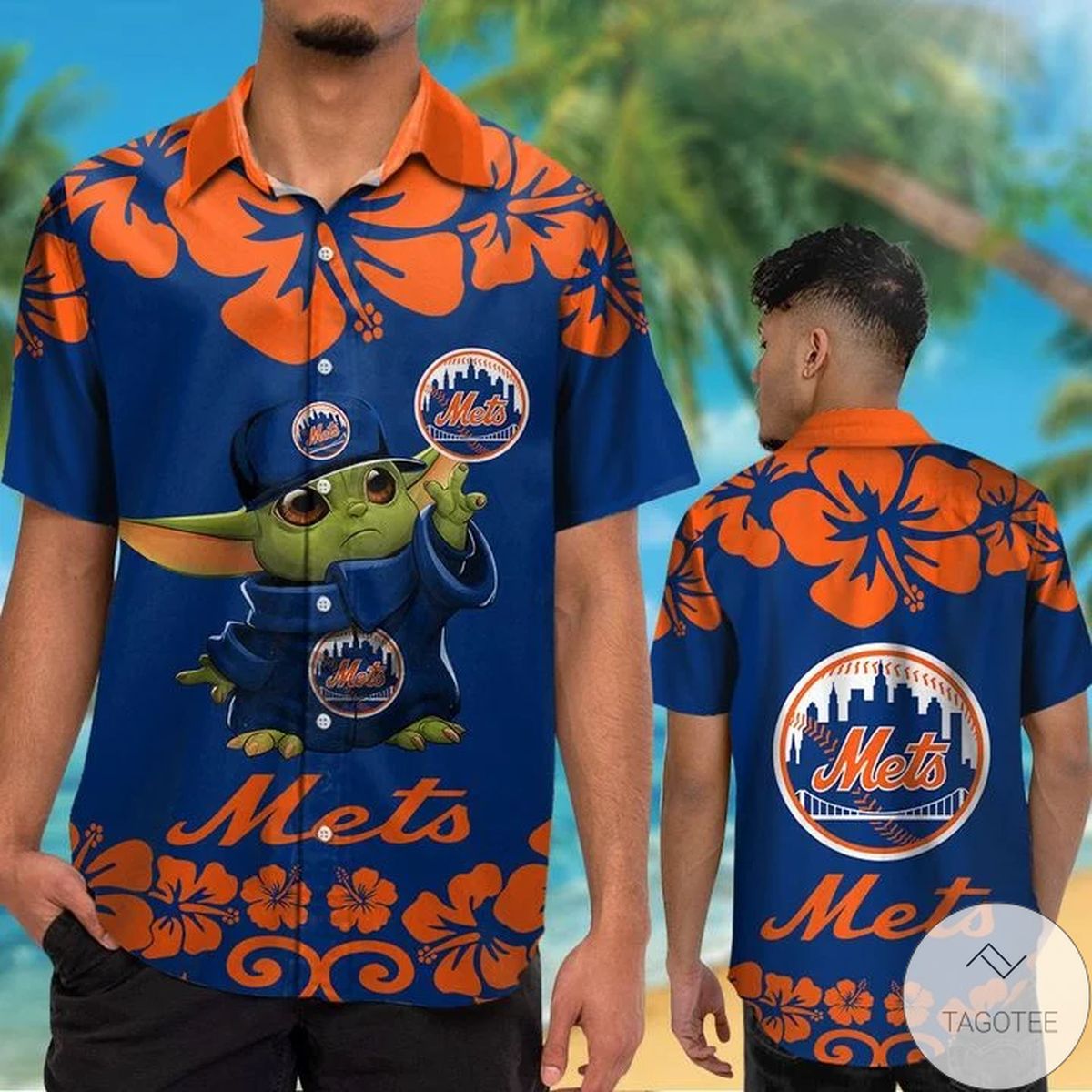 New York Mets Baby Yoda Hawaiian Shirt New York Mets Baby Yoda Hawaiian Shirt