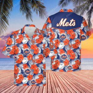 New York Mets Major League Baseball Summer Vacation Hawaiian Shirt