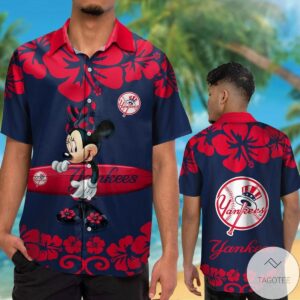 New York Yankees Minnie Mouse Hawaiian Shirt