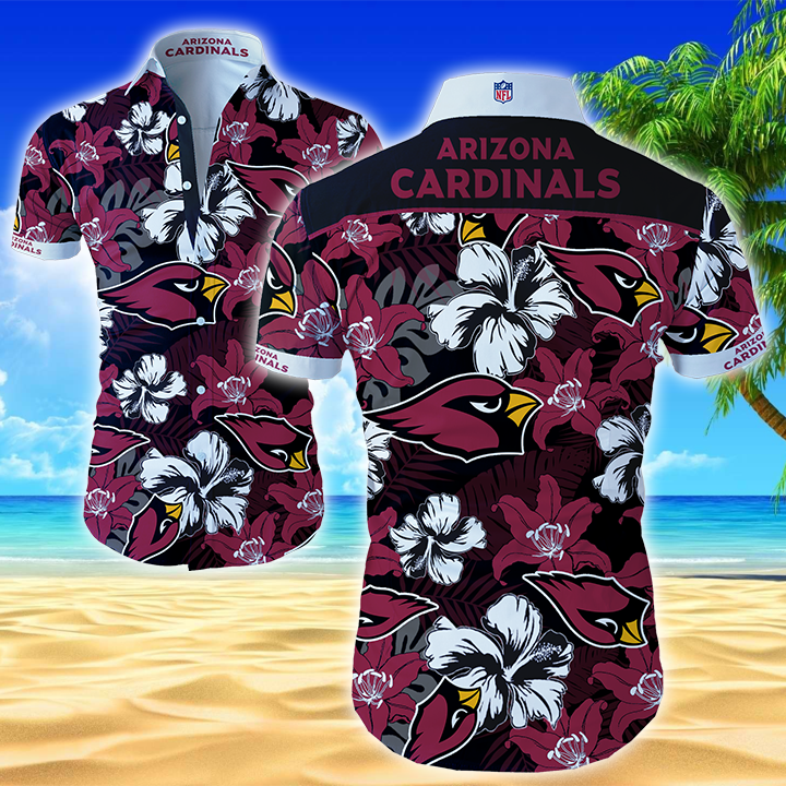 Nfl Arizona Cardinals Hawaiian Shirt Summer Button Up Nfl Arizona Cardinals Hawaiian Shirt Summer Button Up