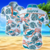 Nfl Miami Dolphins Hawaiian Shirt Summer Button Up