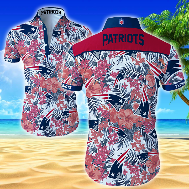 Nfl New England Patriots Hawaiian Shirt Summer Button Up Nfl New England Patriots Hawaiian Shirt Summer Button Up