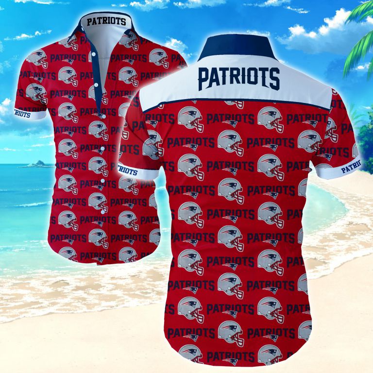 Nfl New England Patriots Hawaiian Shirt Summer Button Up Nfl New England Patriots Hawaiian Shirt Summer Button Up