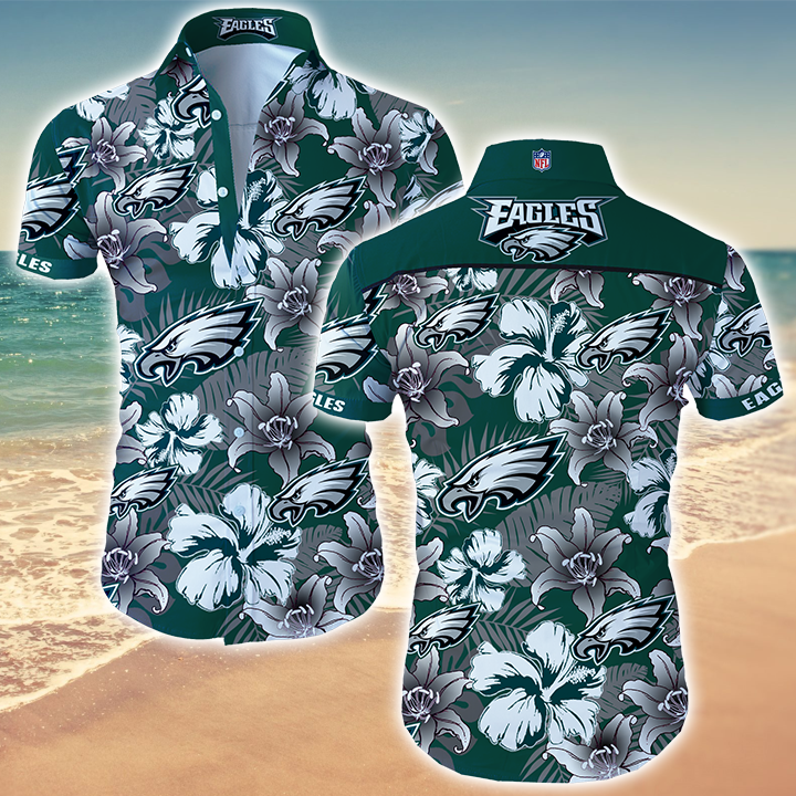Nfl Philadelphia Eagles Hawaiian Shirt Summer Button Up Nfl Philadelphia Eagles Hawaiian Shirt Summer Button Up