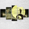 Nightmare Before Christmas - Movie 5 Panel Canvas Art Wall Decor