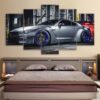 Nissan Gtr R35 3 - Automative 5 Panel Canvas Art Wall Decor