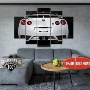 Nissan Sports Car - Automative 5 Panel Canvas Art Wall Decor