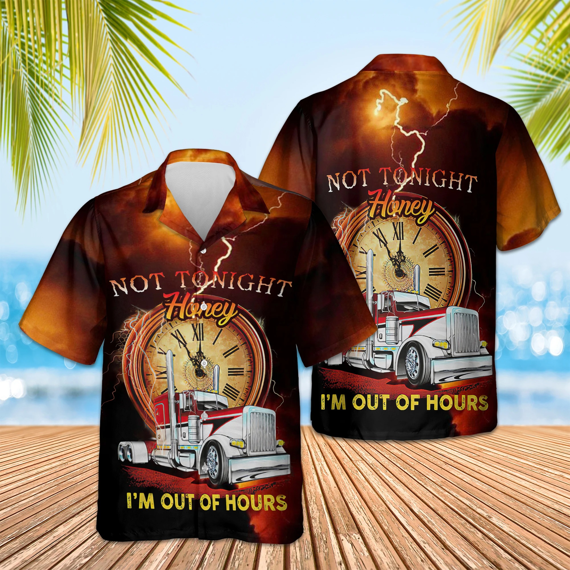 Not Tonight Honey I’M Out Of Hours Hawaiian Shirt Not Tonight Honey I’M Out Of Hours Hawaiian Shirt