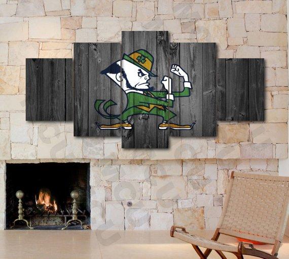 Notre Dame Fighting Irish Football College - Sport 5 Panel Canvas Art Wall Decor Notre Dame Fighting Irish Football College - Sport 5 Panel Canvas Art Wall Decor