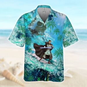 Obi Wan Surfing Hawaiian Shirt