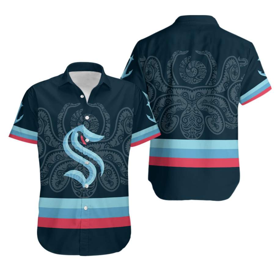 Octopus Seattle Kraken Hawaiian Shirt Octopus Seattle Kraken Hawaiian Shirt