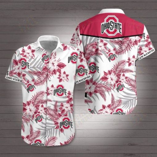 Ohio State Buckeyes Hawaiian Shirt Summer Button Up Ohio State Buckeyes Hawaiian Shirt Summer Button Up