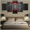 Ohio State Buckeyes Sports - Sport 5 Panel Canvas Art Wall Decor