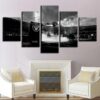 Okaland Raiders Sports Stadium - Sport 5 Panel Canvas Art Wall Decor