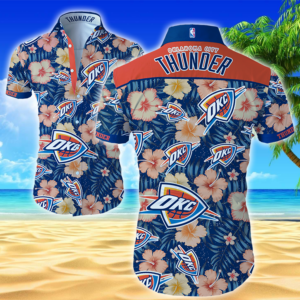 Oklahoma City Thunder Hawaiian Shirt Summer Button Up