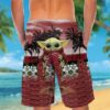 Oklahoma Sooners And Baby Yoda Hawaiian Shirt Short