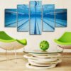 Olympic Swimming Pool - Sport 5 Panel Canvas Art Wall Decor