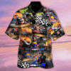 On A Karting Track Hawaiian Shirt
