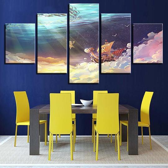 One Piece 12 - Movie 5 Panel Canvas Art Wall Decor One Piece 12 - Movie 5 Panel Canvas Art Wall Decor