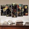 One Piece 2 - Anime 5 Panel Canvas Art Wall Decor
