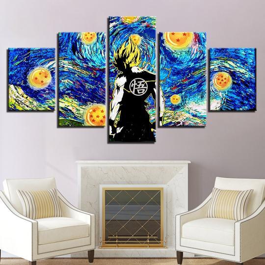 One Piece Starry Night Vincent Van Gogh - Movie 5 Panel Canvas Art Wall Decor One Piece Starry Night Vincent Van Gogh - Movie 5 Panel Canvas Art Wall Decor