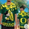 Oregon Ducks & Mickey Mouse Hawaiian Shirt