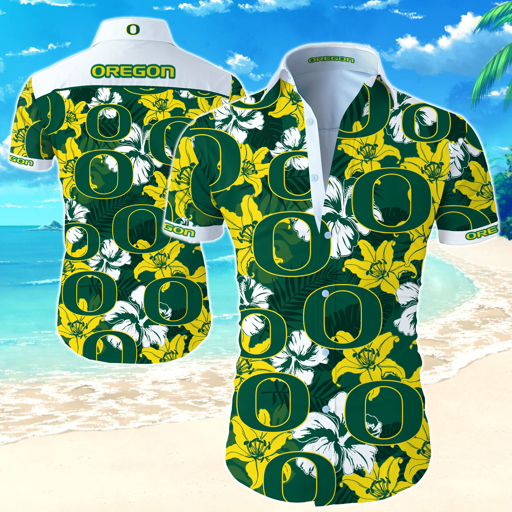 Oregon State Beavers Hawaiian Shirt Summer Button Up Oregon State Beavers Hawaiian Shirt Summer Button Up