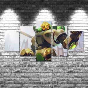 Overwatch 010 - Gaming 5 Panel Canvas Art Wall Decor