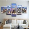Overwatch 2 - Gaming 5 Panel Canvas Art Wall Decor