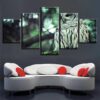 Owl 04 - Animal 5 Panel Canvas Art Wall Decor